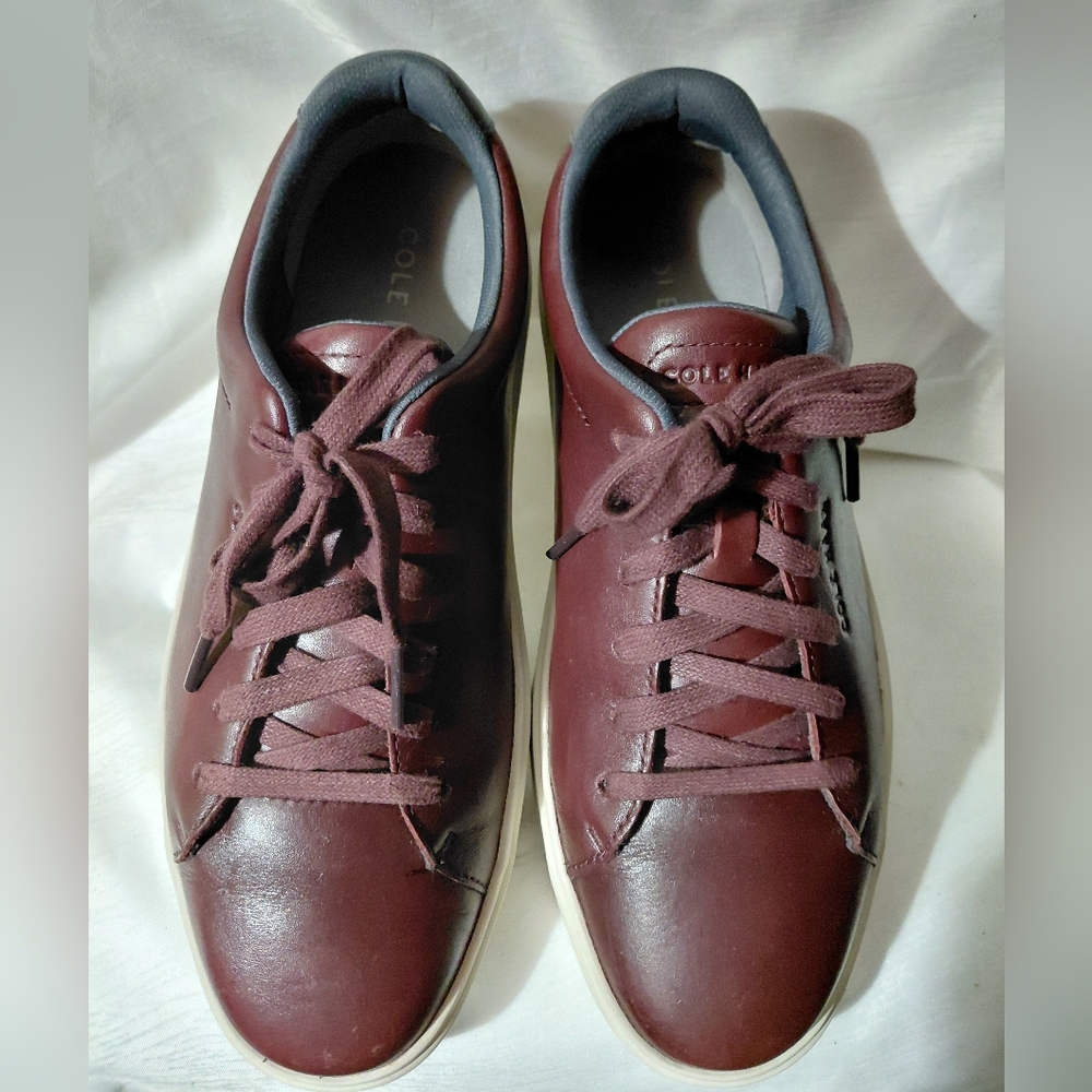 Cole Haan Men's Burgundy Sneakers - Picture 3 of 5